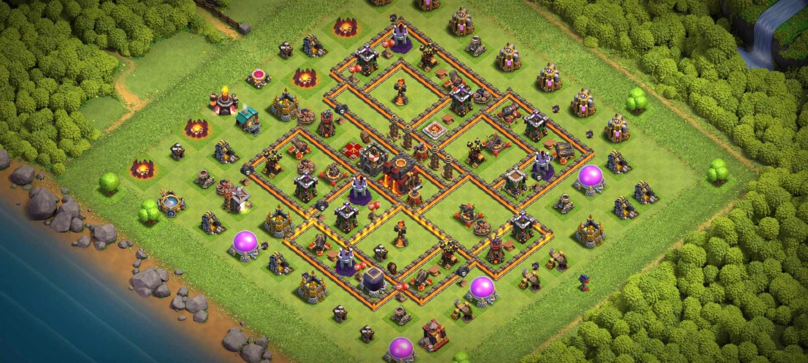 New Base Th Th Th Kh Ng N T Bay C P Huy N Tho I Clash Of Clans